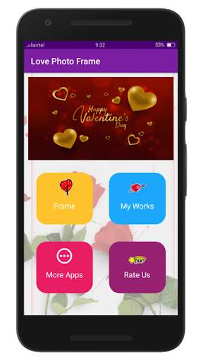 Romantic Love Photo frames : Love HD Photo Frames screenshot 1