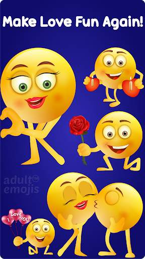 Adult Emoji Sticker Keyboard for Lovers स्क्रीनशॉट 4