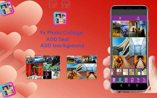Photo Collage Maker /Scrapbook and 3D Mirror screenshot 1