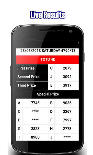4D Win Live Results screenshot 2