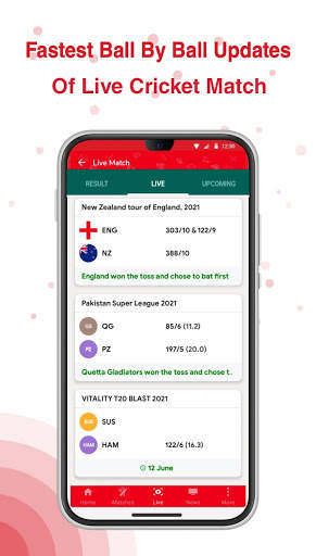 Cric Team 11 : Live Score screenshot 3