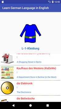 Learn German Language in English screenshot 7
