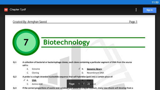 MDCAT Biology MCQs screenshot 3
