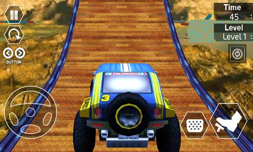 Extreme Car Stunts 3D free : Car GT Racing Ramp screenshot 3