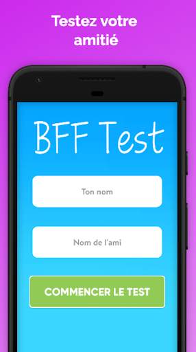 Test d'amitié screenshot 1
