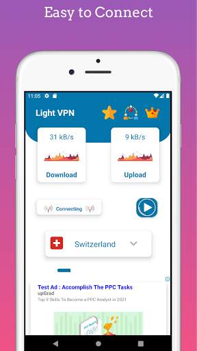 Light VPN - Fast and Secure VPN App screenshot 4