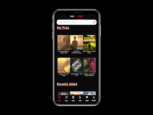 Panik Music App screenshot 2