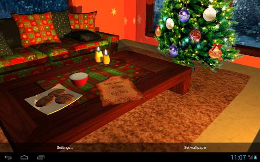 3D Christmas fireplace screenshot 6