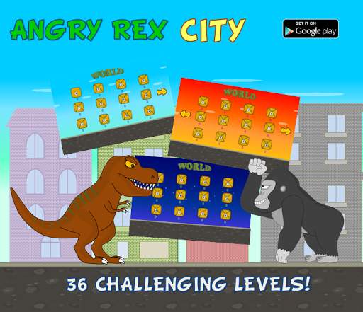 Angry Rex City स्क्रीनशॉट 4