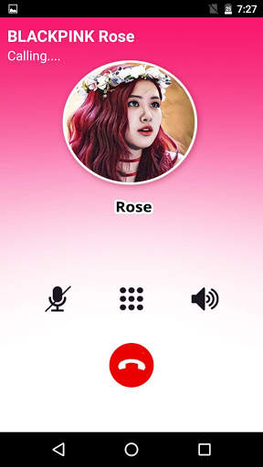Rose Black Pink Messenger - Prank screenshot 5