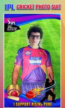 Ipl Cricket Photo Suit screenshot 5