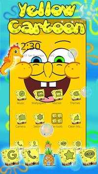 Cute Yellow Cartoon Theme screenshot 4