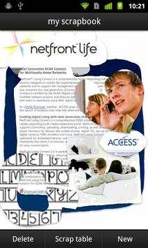 NetFront Life Browser screenshot 1