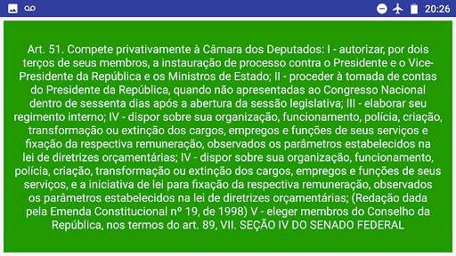 Constituição Federal do Brasil 14 تصوير الشاشة