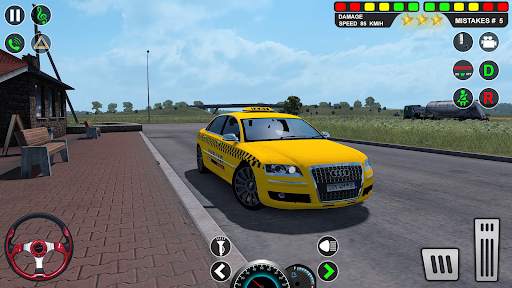 Crazy Taxi Car Game: Taxi Sim screenshot 1