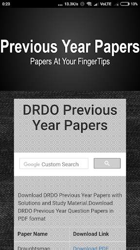 Question Papers for DRDO screenshot 1