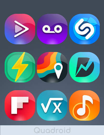 Quadroid - Icon Pack screenshot 2