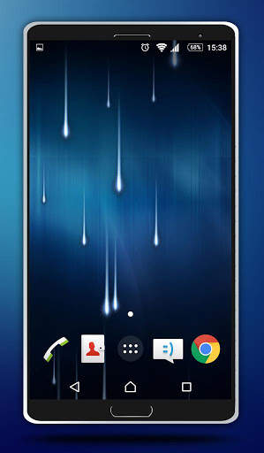Star Rain Live Wallpaper screenshot 2