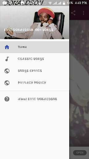 ERIC DONALDSON-100  SONGS & LYRICS screenshot 1