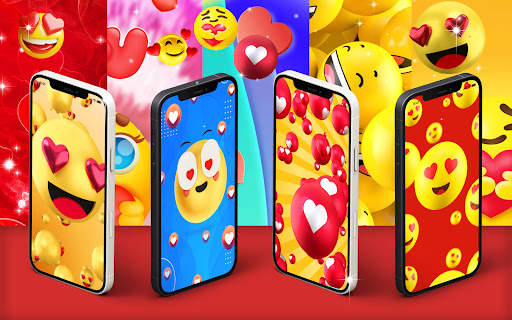 Emoji love live wallpaper screenshot 1