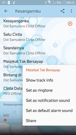 Kesayanganku Ost Samudra Cinta Offline screenshot 4