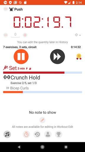 FitMate HIIT Stopwatch screenshot 1