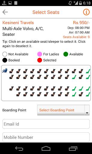 Bus ticket booking app across India in RTCs & Pvt screenshot 4