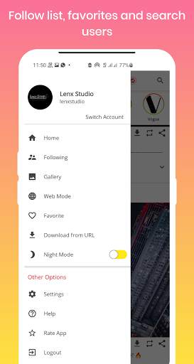 GBinsta - Saver for Instagram, IGTV, Story & Reels screenshot 2