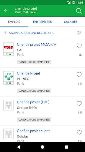 Recherche d’emploi screenshot 2