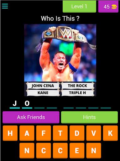 WWE QUIZ Game - Wrestler Quiz Game - 2021 screenshot 21
