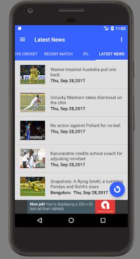 Live Cricket Score & News Update screenshot 5