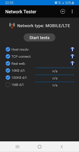 Network Tester screenshot 1