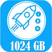 1024 GB storage cleaner أيقونة