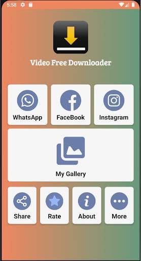 Video Downloader 4 Social Networks screenshot 1