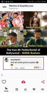 Hindi Jokes Desi Memes Download App screenshot 2