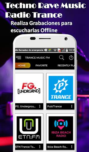 Techno Rave Music Radio Trance screenshot 11