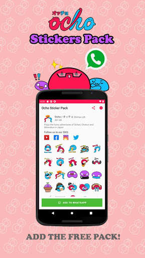 Official Ocho Stickers for WhatsApp screenshot 2