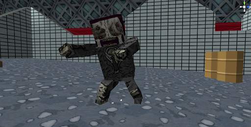 Shooting Zombie Blocky Gun Warfare screenshot 6