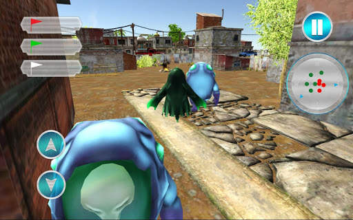 Green Alien  3D War Simulator screenshot 2