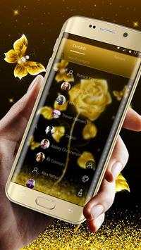 Golden Rose Launcher Theme screenshot 5