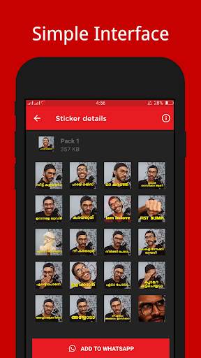 Arjyou - Malayalam Stickers screenshot 1
