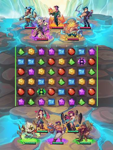 Puzzle Brawl : JdR PvP Match-3 screenshot 6