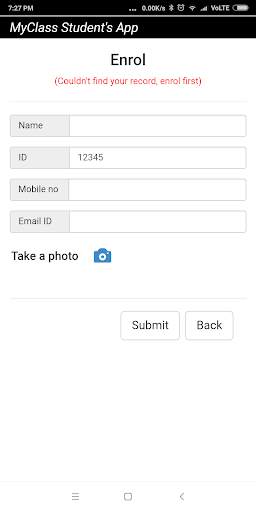 MyClass Student's App 2 تصوير الشاشة