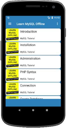 Learn MySQL Offline screenshot 1
