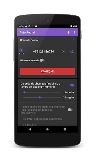 Auto Redial (Remarcação Automática) screenshot 1