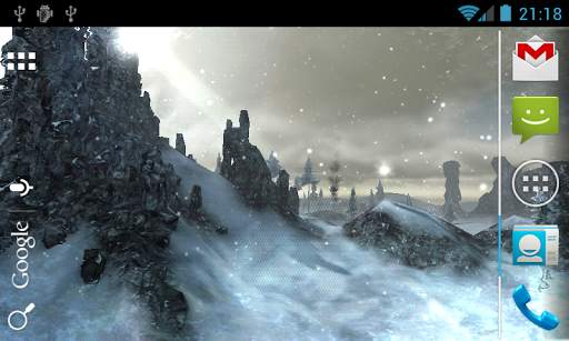Winter Forest Live Wallpaper screenshot 7