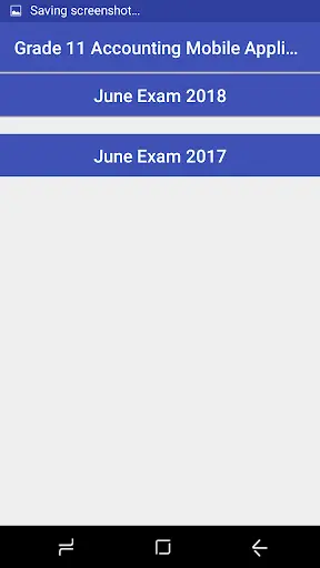Grade 11 Accounting Mobile Application screenshot 2