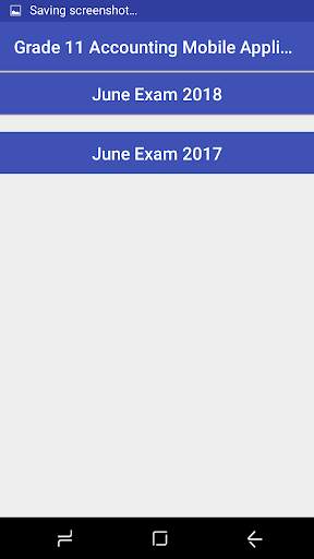Grade 11 Accounting Mobile Application screenshot 2