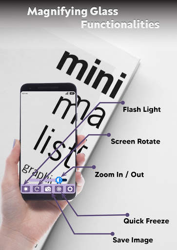 Magnifier zoomer  with Deep Freez screenshot 2