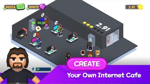 Internet Cafe Creator Idle screenshot 1